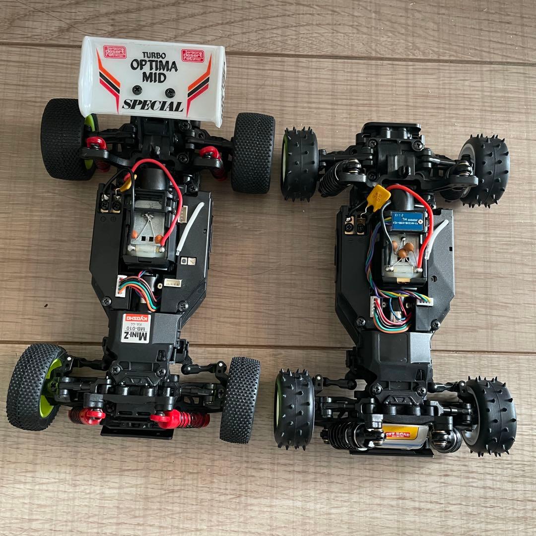 ミニッツバギー 2台セット オプティマ ターボオプティマ レーザー mini-z
