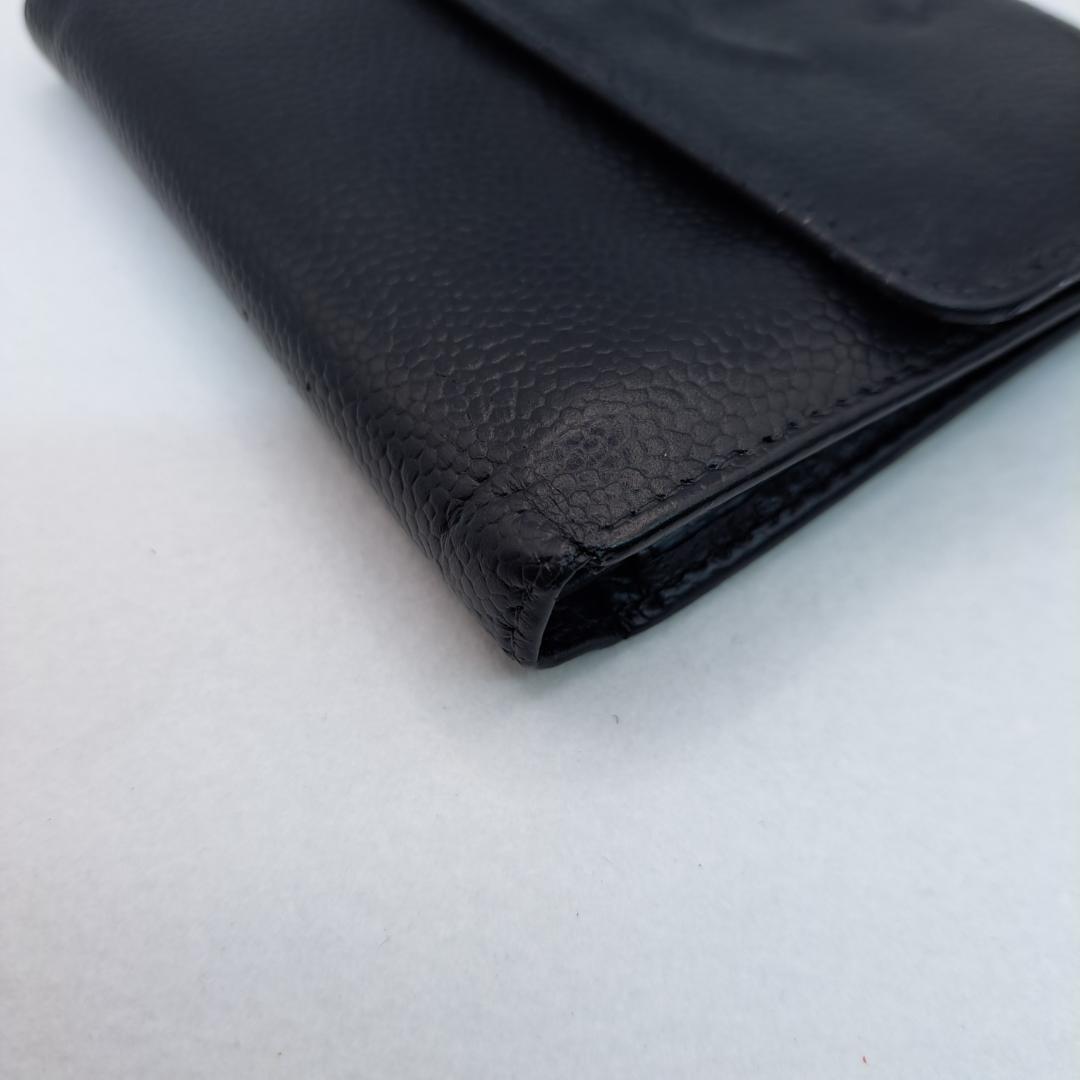 さ*ぼ様 CHANEL　デカココ　ブラック　 三つ折り財布　長財布　財布