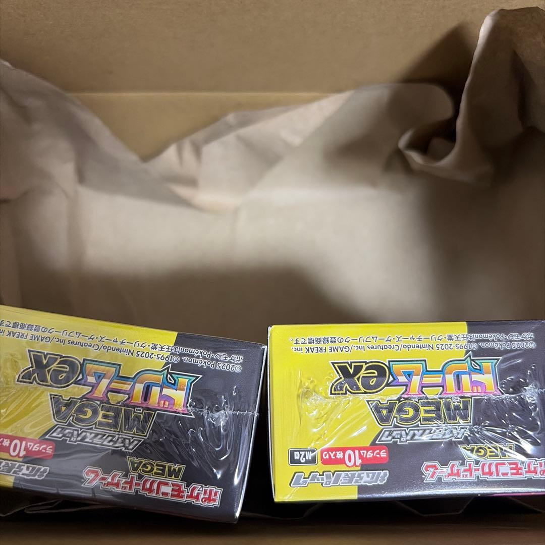 らくらくメルカリ便 ポケモンカード BOX シュリンク付き MEGAドリームex