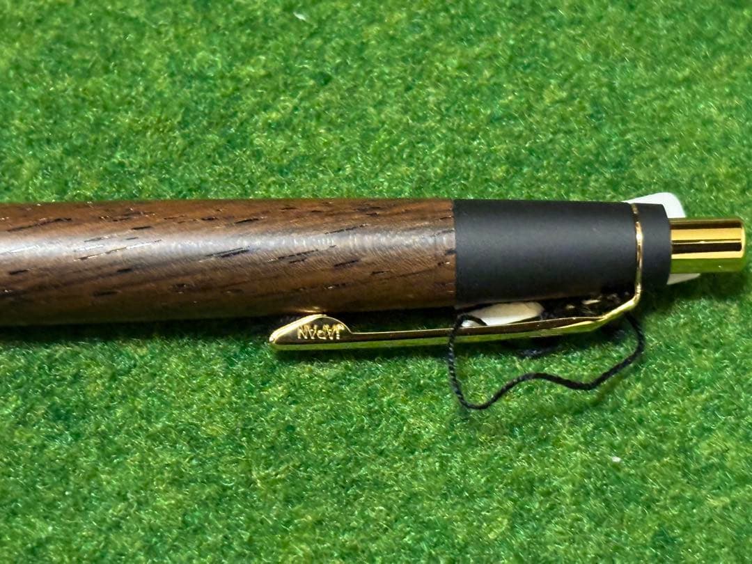 新品未使用　野原工芸　新型シャープペンシル　ゴールド金具　ハカランダ　超希少樹種