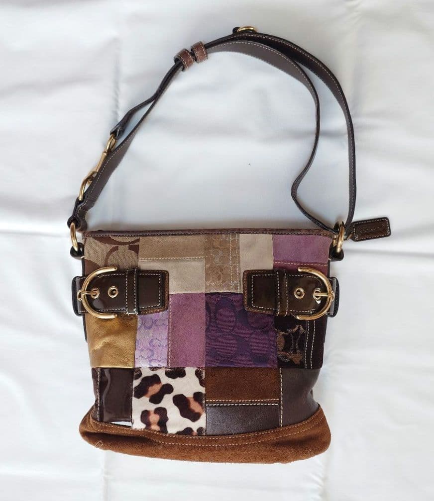 希少　COACH パッチワーク マルチ　ショルダーバッグ　ワンショルダー