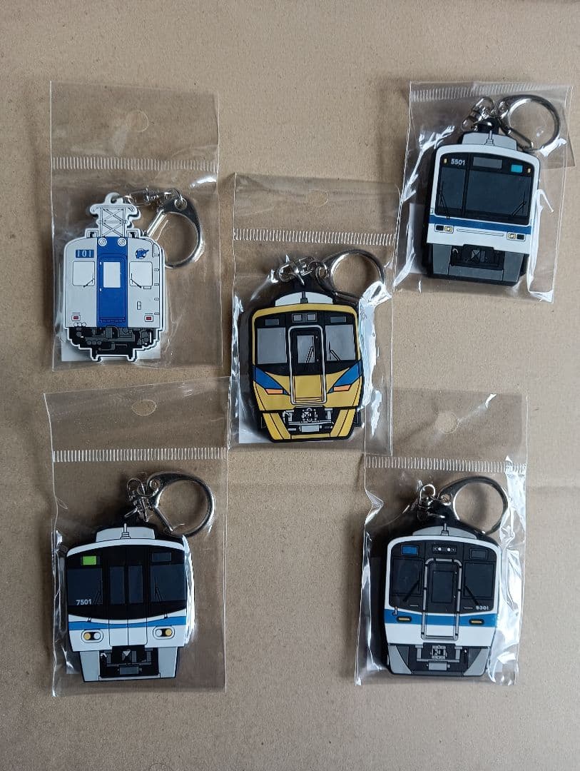 泉北高速鉄道　ラバーキーホルダーセット