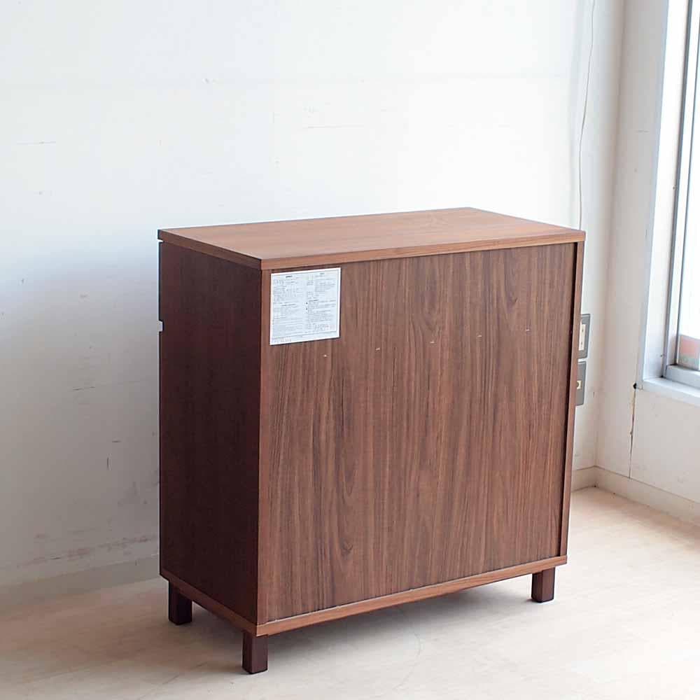 無印良品/MUJI ウォールナット材 キャビネット 80cm ZR24319