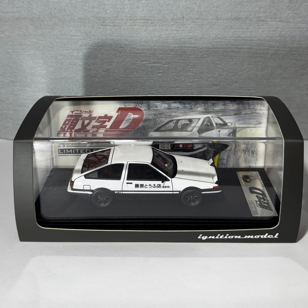 イグニッションモデル 1/43 頭文字D トヨタ スプリンター トレノ AE86