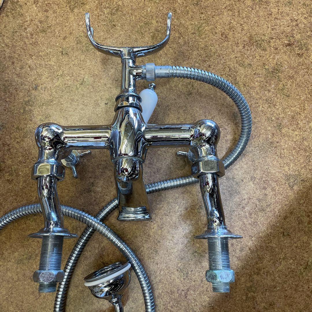 クラシックテレフォンシャワー　アンティークシャワー混合水栓