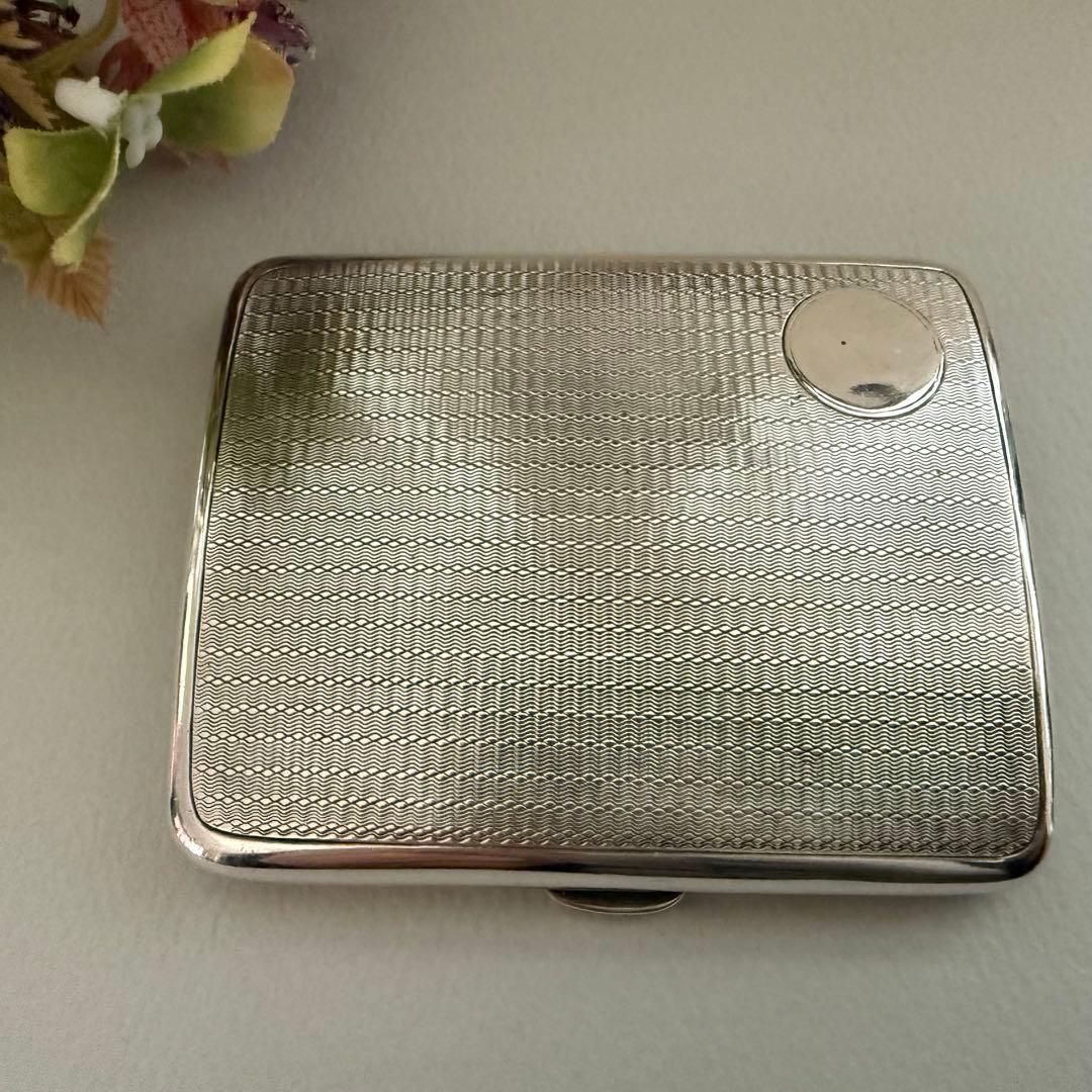 英国マッピンウェブ純銀スターリングシルバーシガレットケースタバコ入れ113.7g