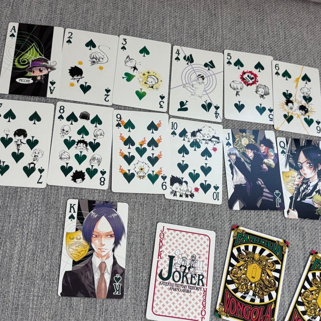 【未使用】家庭教師ヒットマンREBORN リボーン2009 原作絵トランプ