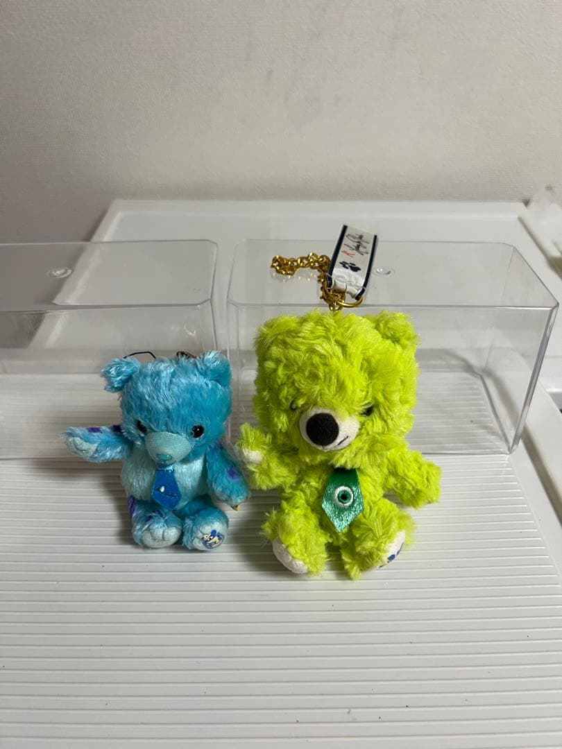 ユニベアシティぬいぐるみ、ぬいぐるみストラップセット、スポーク、マイク、サリー