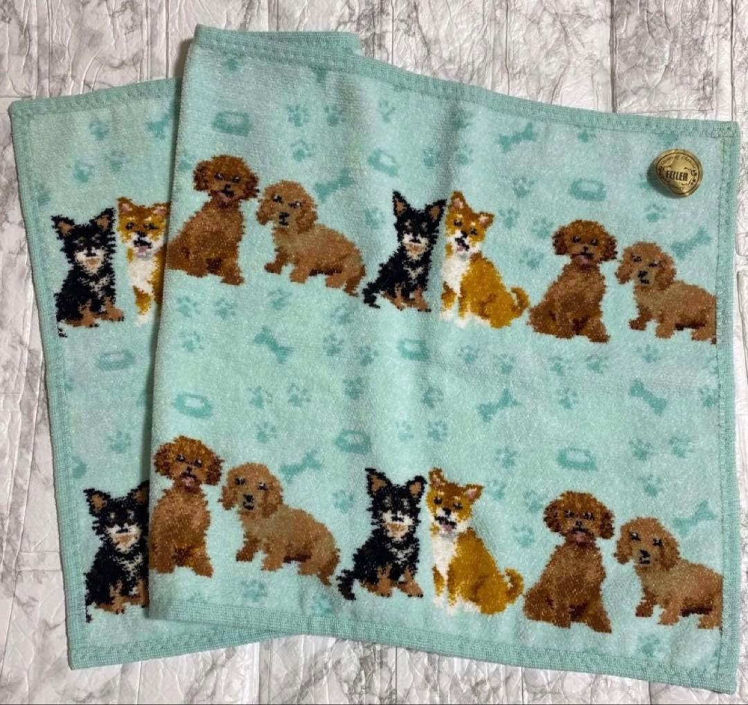 未使用　 フェイラー マイキュートパピー　ハンドタオル