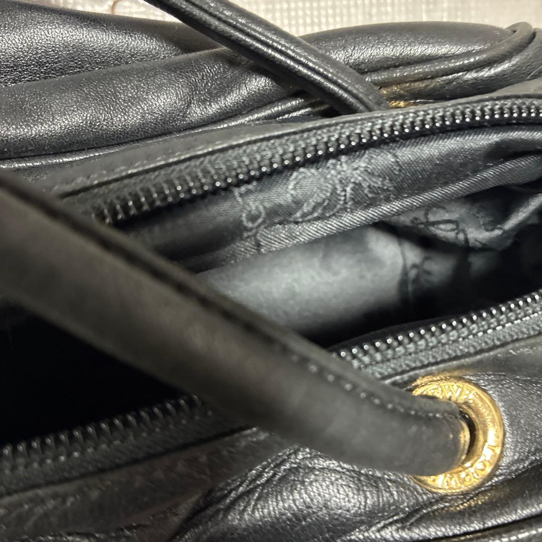 LOEWEロエベ ミニバッグ アナグラム 黒