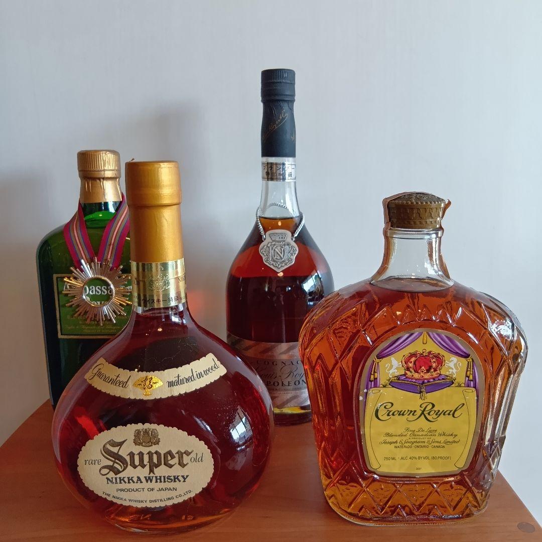 ウイスキー・ブランデー　４本セット　未開封　古酒