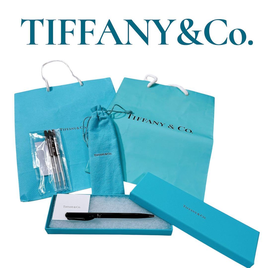 【TIFFANY & Co. 】【正規品】エレサペレッティボールペン 黒付属品付
