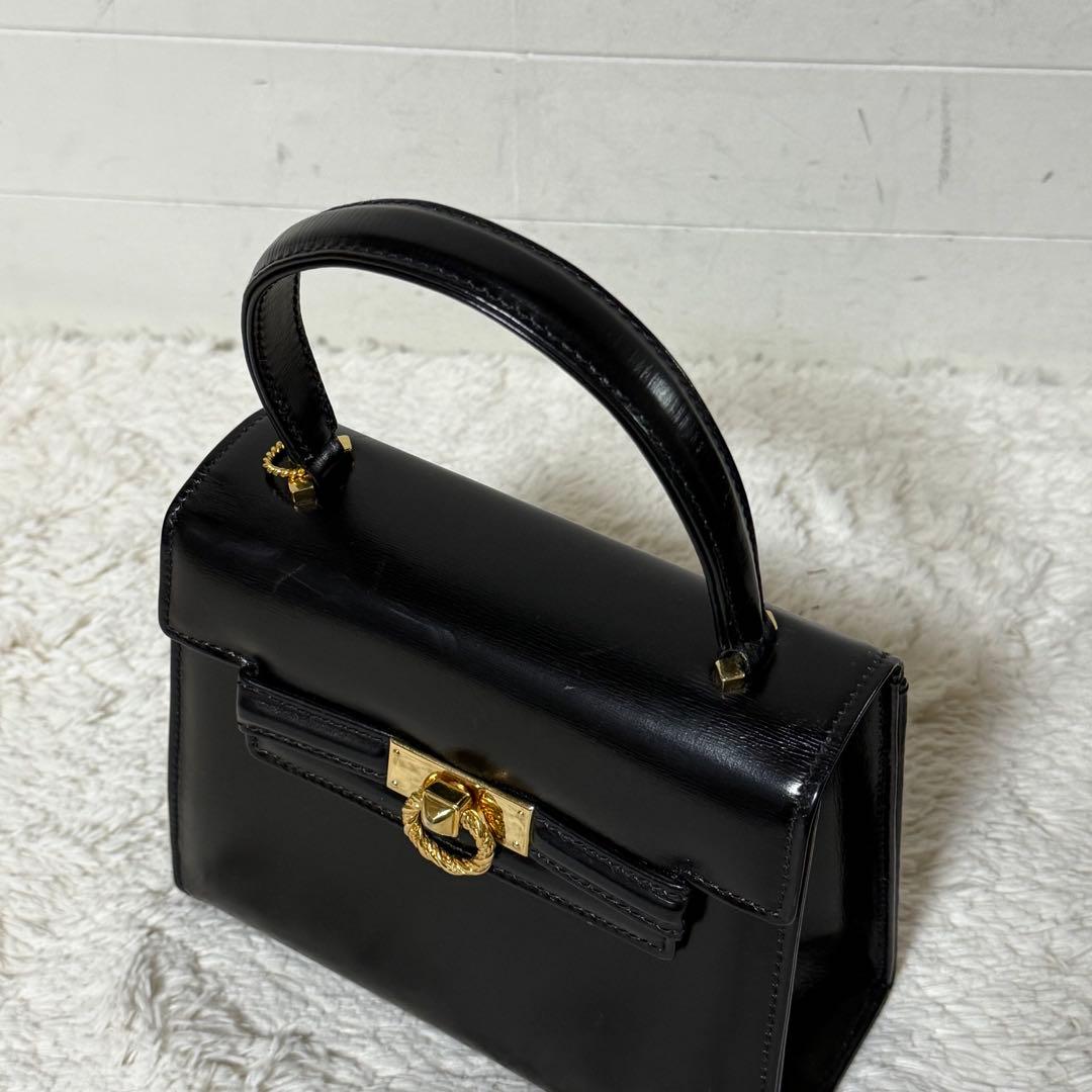 ⭐️極美品⭐️　ロウナーロンドン　ハンドバッグ　フォーマルバッグ　ゴールド金具