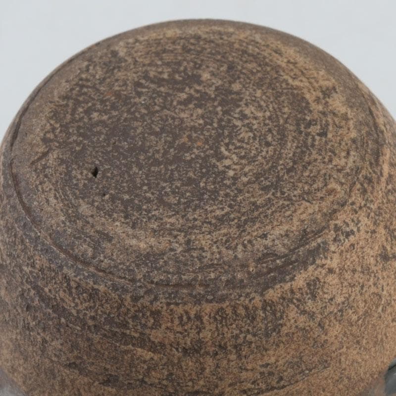 茶道具　瀬戸焼　古瀬戸　茶入　銘八千代　仕覆二点　即中斎極め箱　D　9443