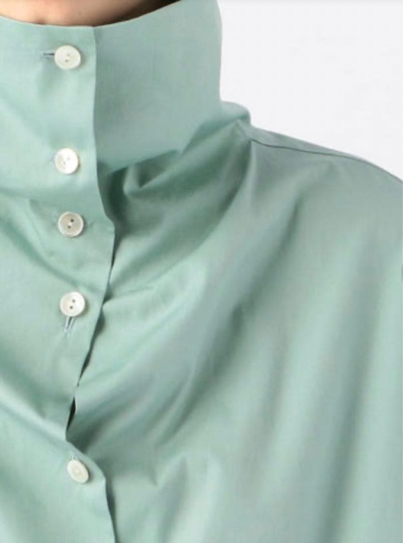 新品　CABAN コットンハイネックシャツ