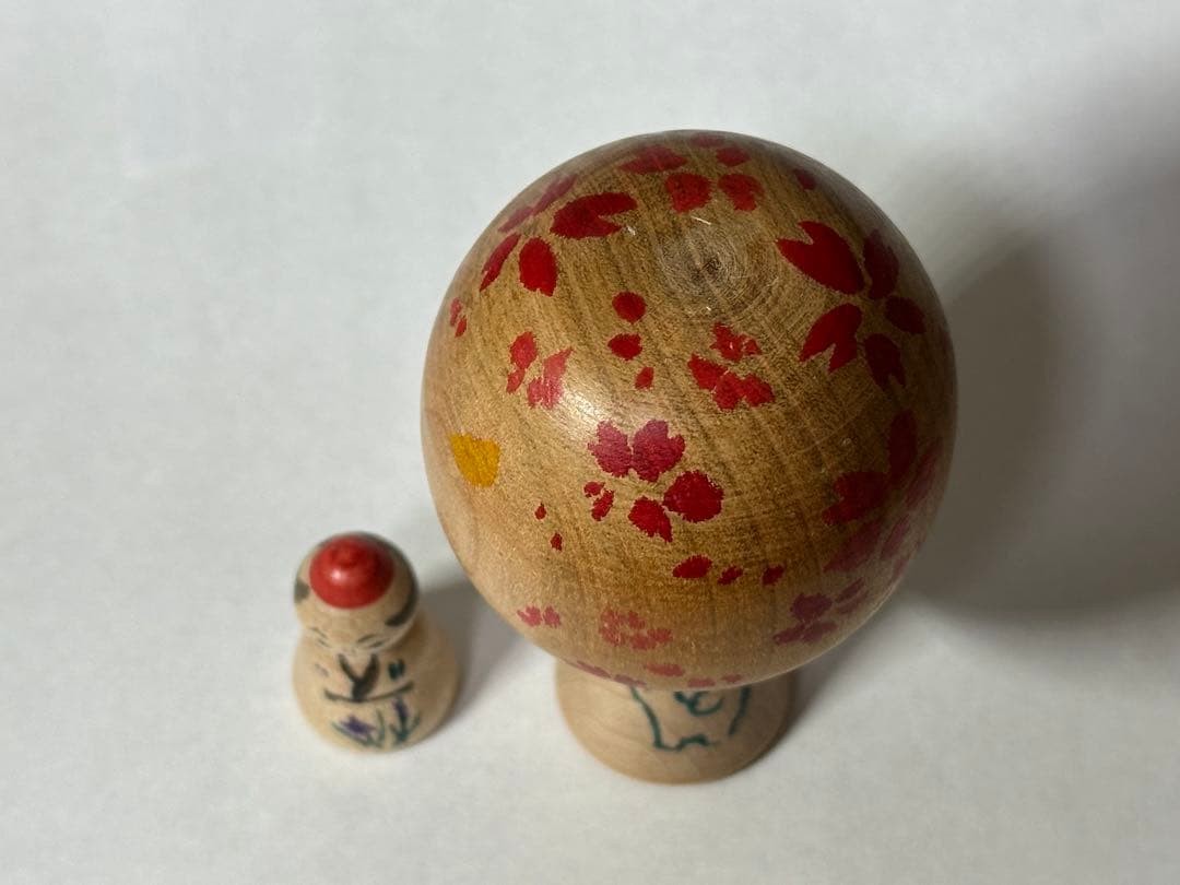 阿部木の実　こけし　はなさかじいさん