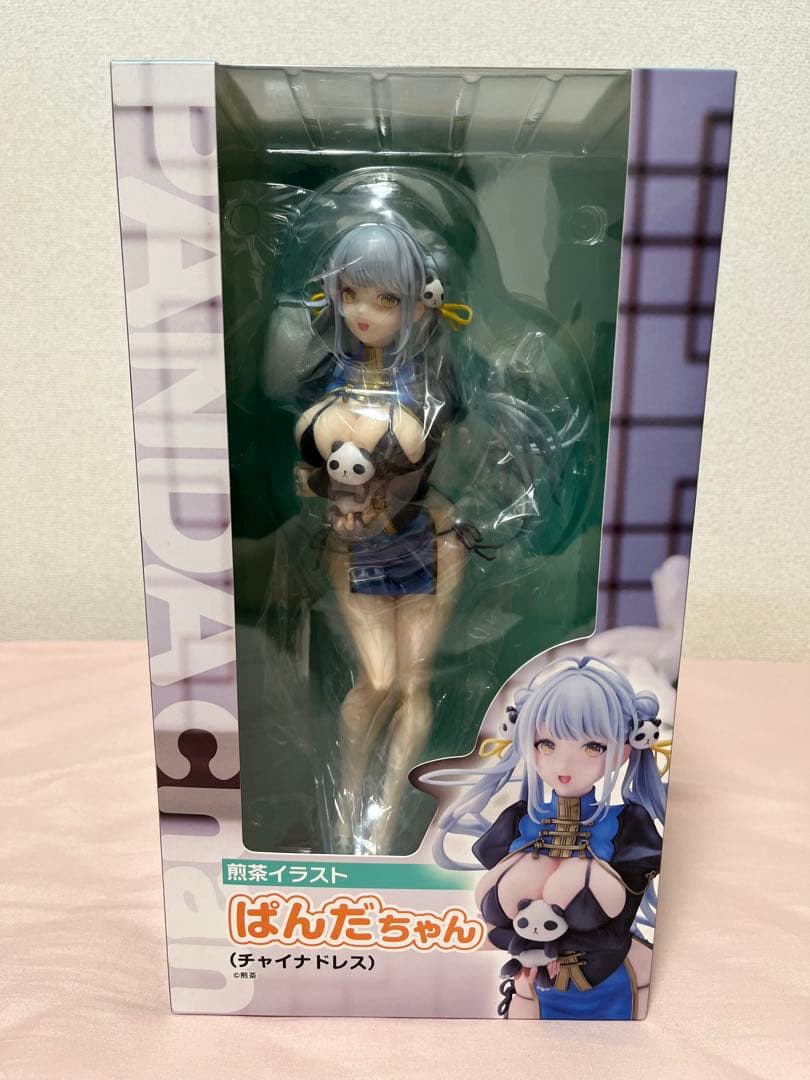 煎茶イラスト ぱんだちゃん （チャイナドレス）完成品フィギュア