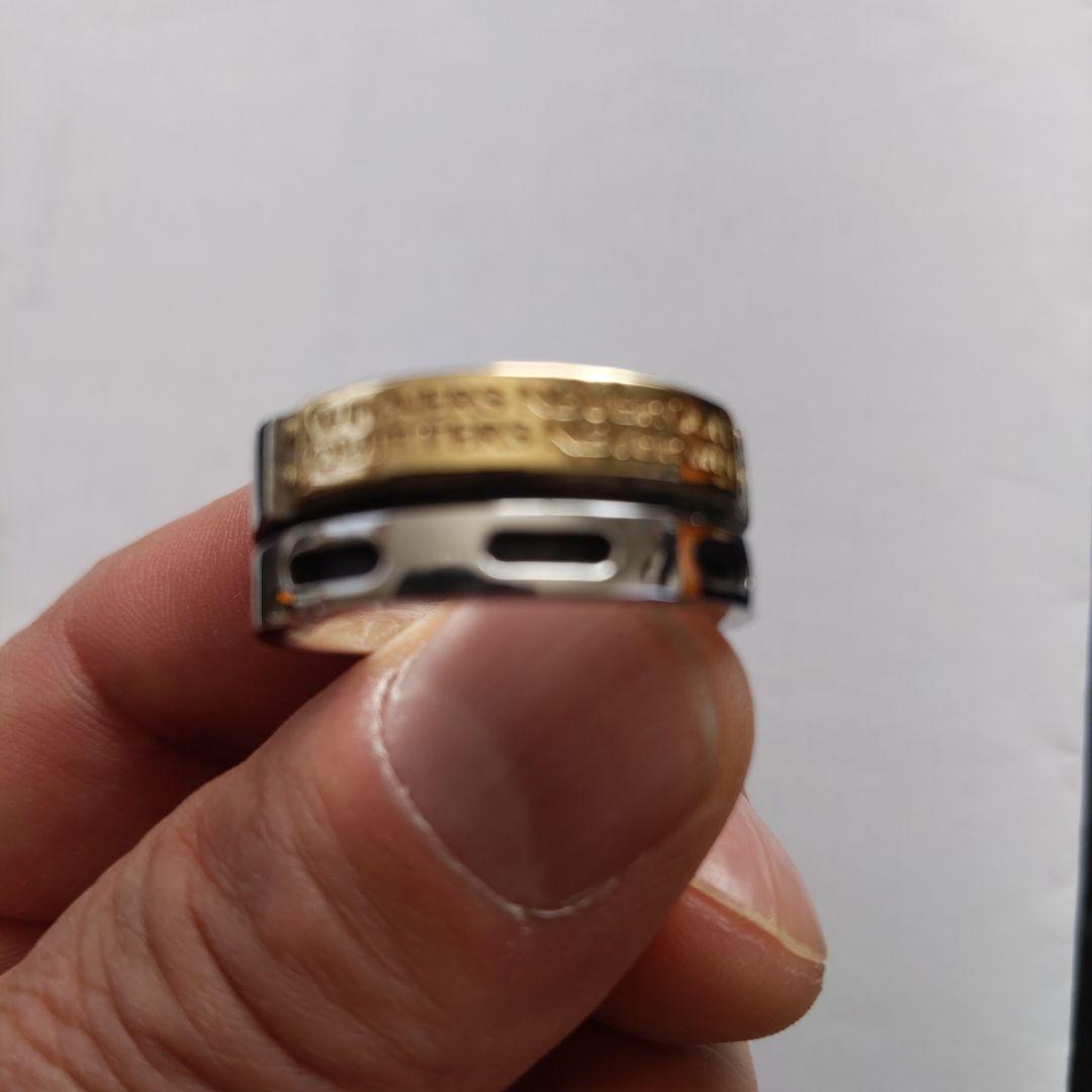 Dr MONROE K18シルバー コンビリング 28号美品