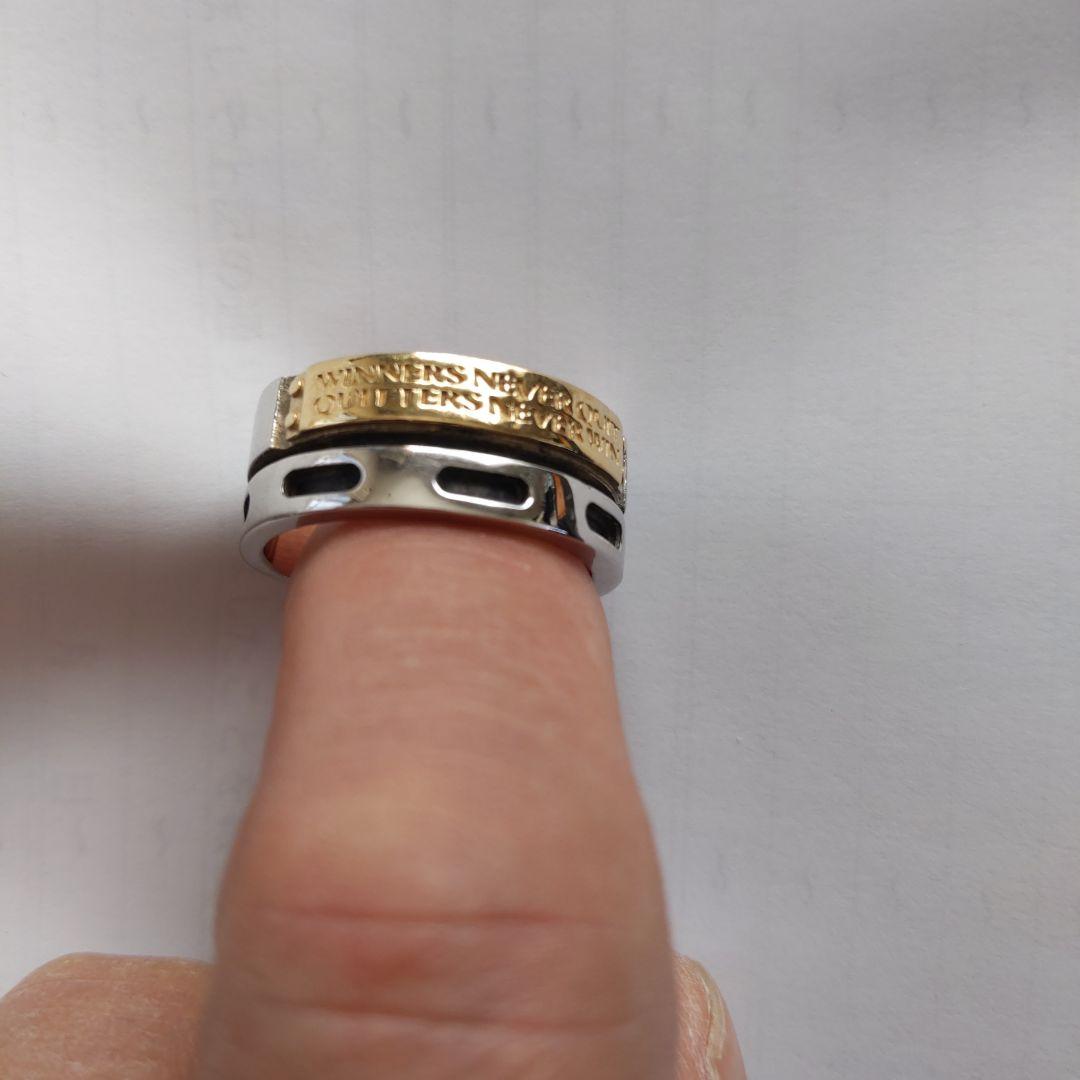 Dr MONROE K18シルバー コンビリング 28号美品