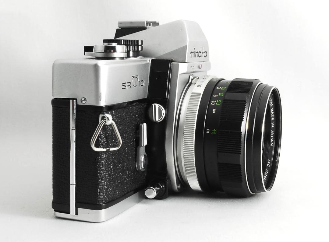 【整備済】ミノルタSRT101 ＆ MC ROKKOR-PF 58mm F1.4