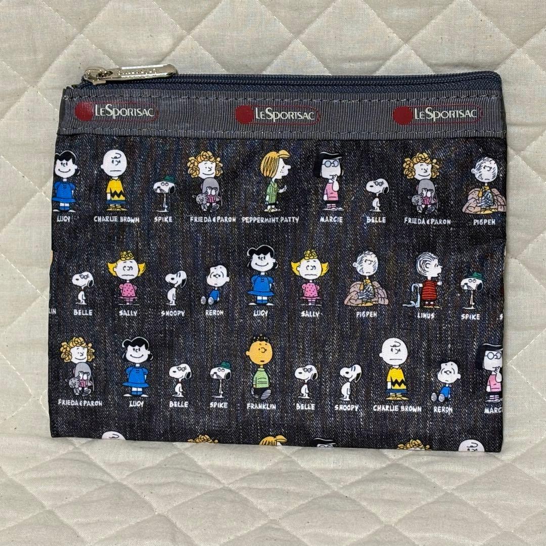 レスポートサック　スモールエブリデイバッグ　ピーナッツオールスター　デニム調