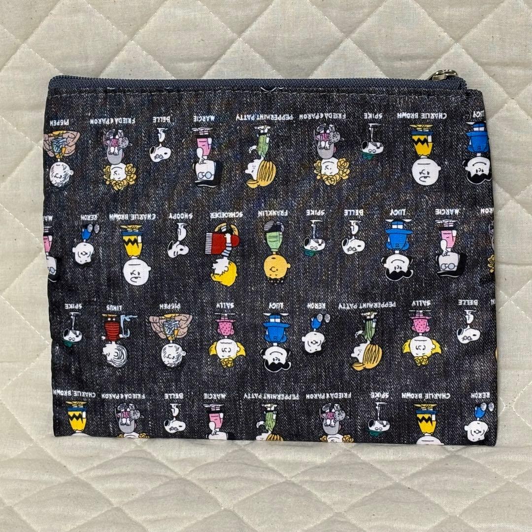 レスポートサック　スモールエブリデイバッグ　ピーナッツオールスター　デニム調