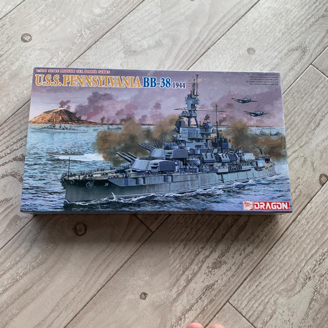 USS Pennsylvania BB-38 1944/DRAGON：未使用品