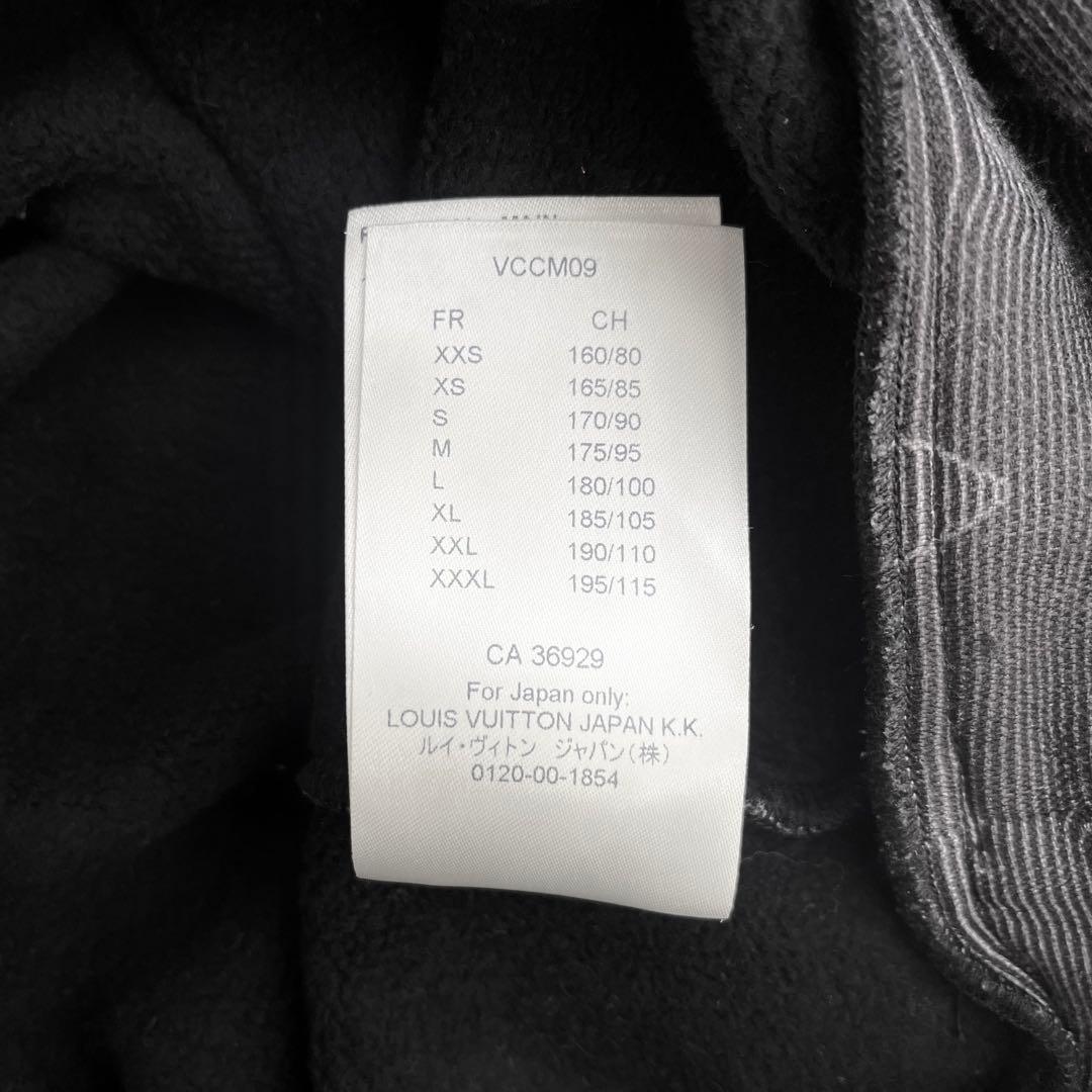 美品 ルイヴィトン フーディ パーカー 3D モノグラム プルオーバー ブラック