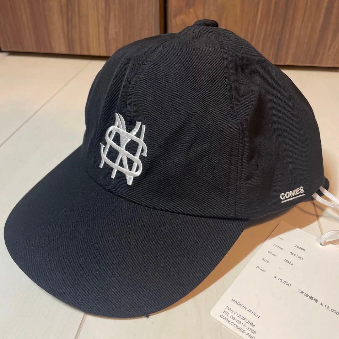 新品 COMESANDGOES NYS CAP キャップ ブラック