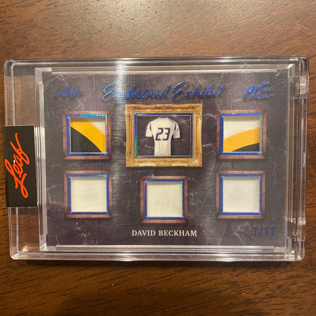Leaf デイビッドベッカム　ジャージメモラビリア　限定１２枚