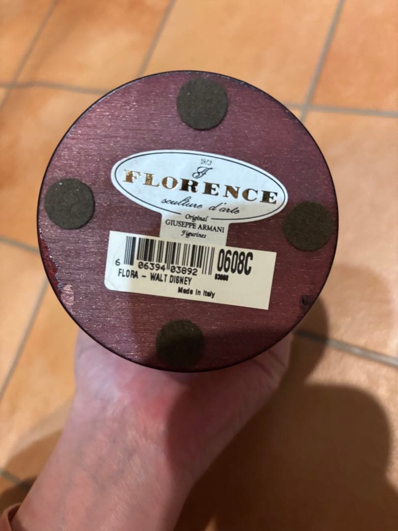 1973年　FLORA ウォルト.ディズニー　フローラ　陶器像