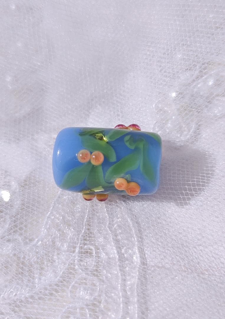 吉田正子トンボ玉（捌）　ガラス玉に込めた日本画　和のこころ　癒しの伝統美術