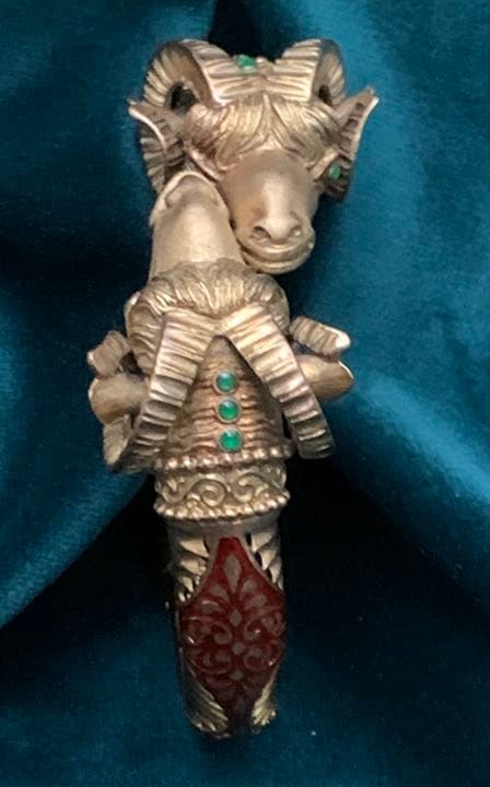 ベ*ン様 ギリシャ　アテネの純金製ブレスレット、アンティーク美術工芸品