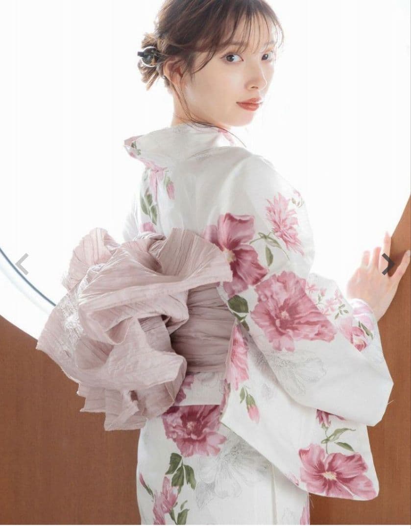 Dita 浴衣 【朱風の花重ね】 2025 浴衣5点セット