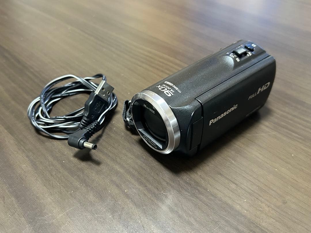 Panasonic　HC-V480MS　ビデオカメラ 充電ケーブル付き