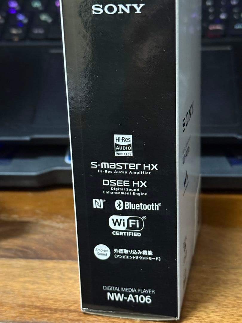 SONY WALKMAN NW-106レッド(32GB)128GBのSDカード付