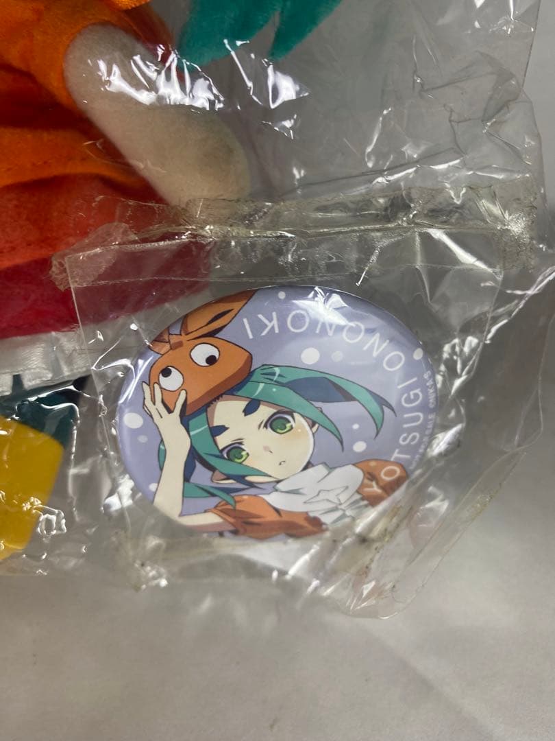 GIFT ぬいぐるみ 憑物語 斧乃木余接　化物語　特典缶バッジ付き