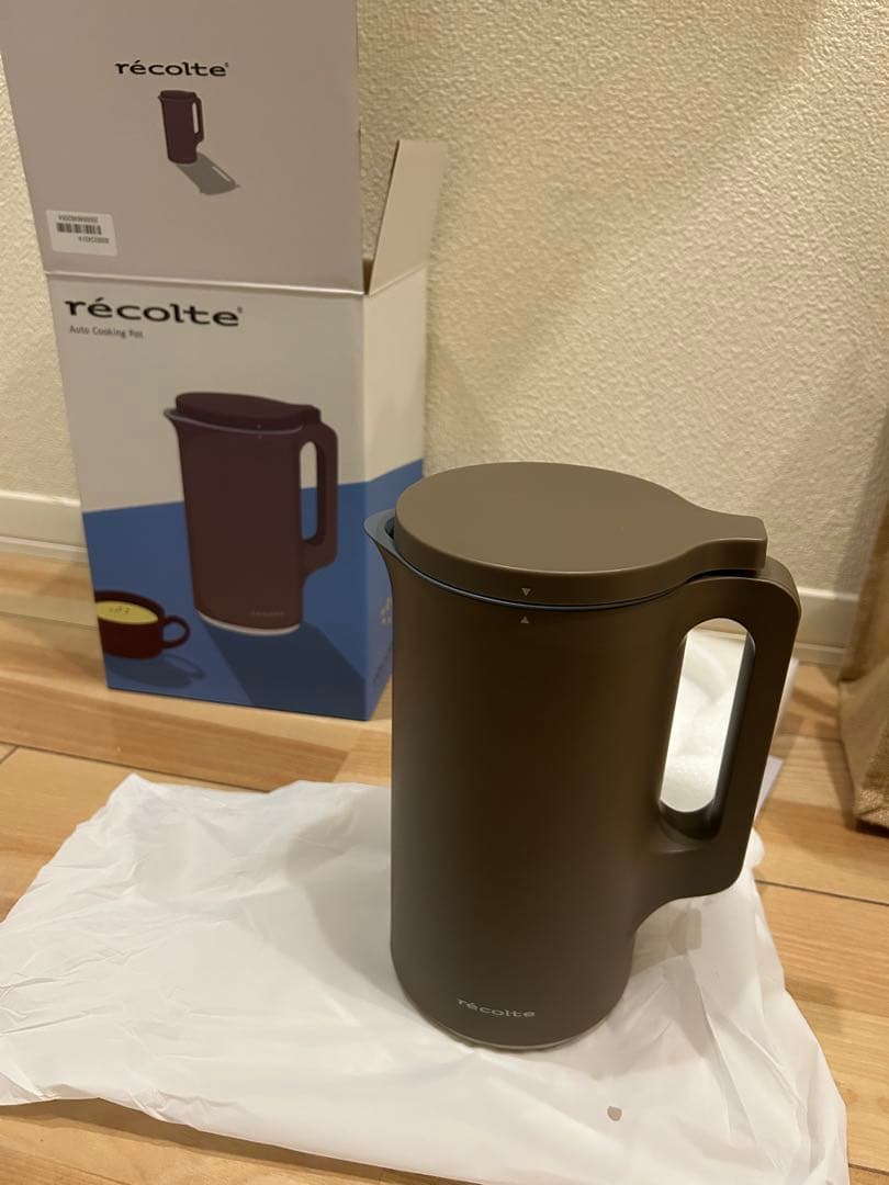 【新品未使用】レコルト 自動調理ポットRSY-2(MBR) モカブラウン