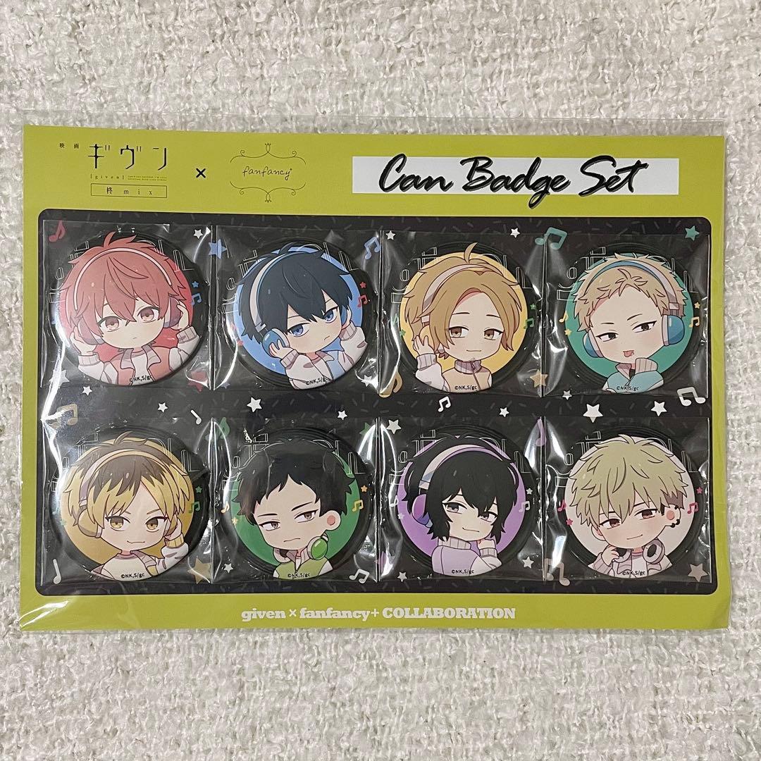 ギヴン 柊mix FUKUYA ペア缶バッジアクリルフレーム 缶バッジセット