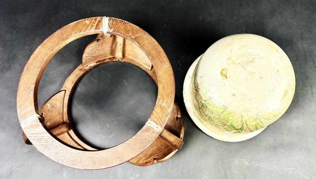 江戸時代 古染付鉢 呉須 青花 焼物 入手困難 骨董 日本古玩 WWTT215