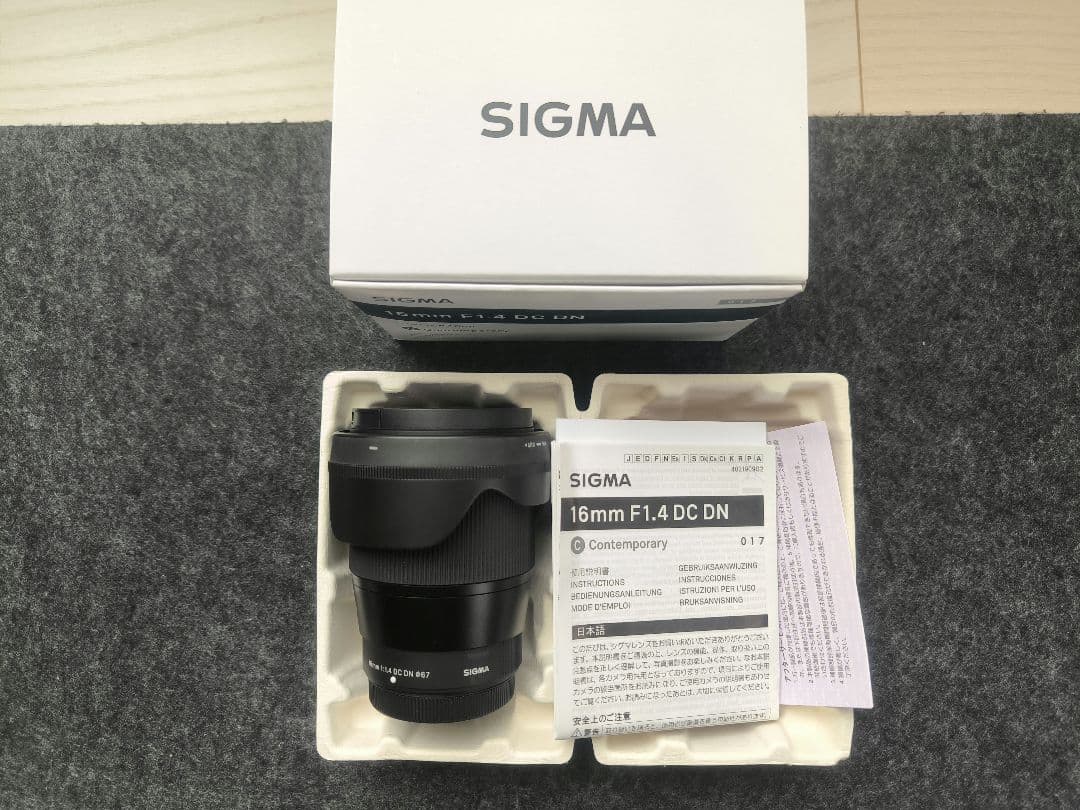 美品【SIGMA 16mm F1.4 DC DN】