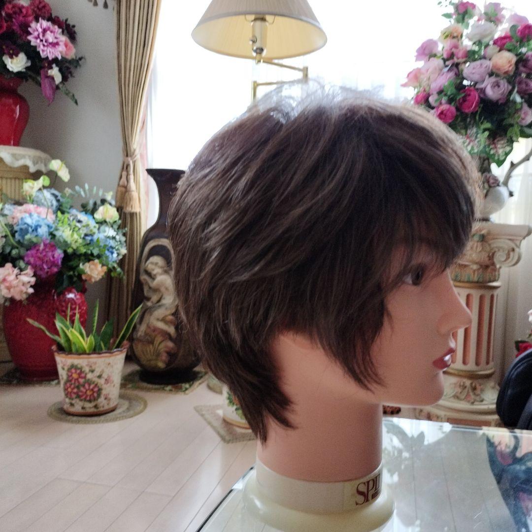 ショートボブウィッグ グラデーションブラウン