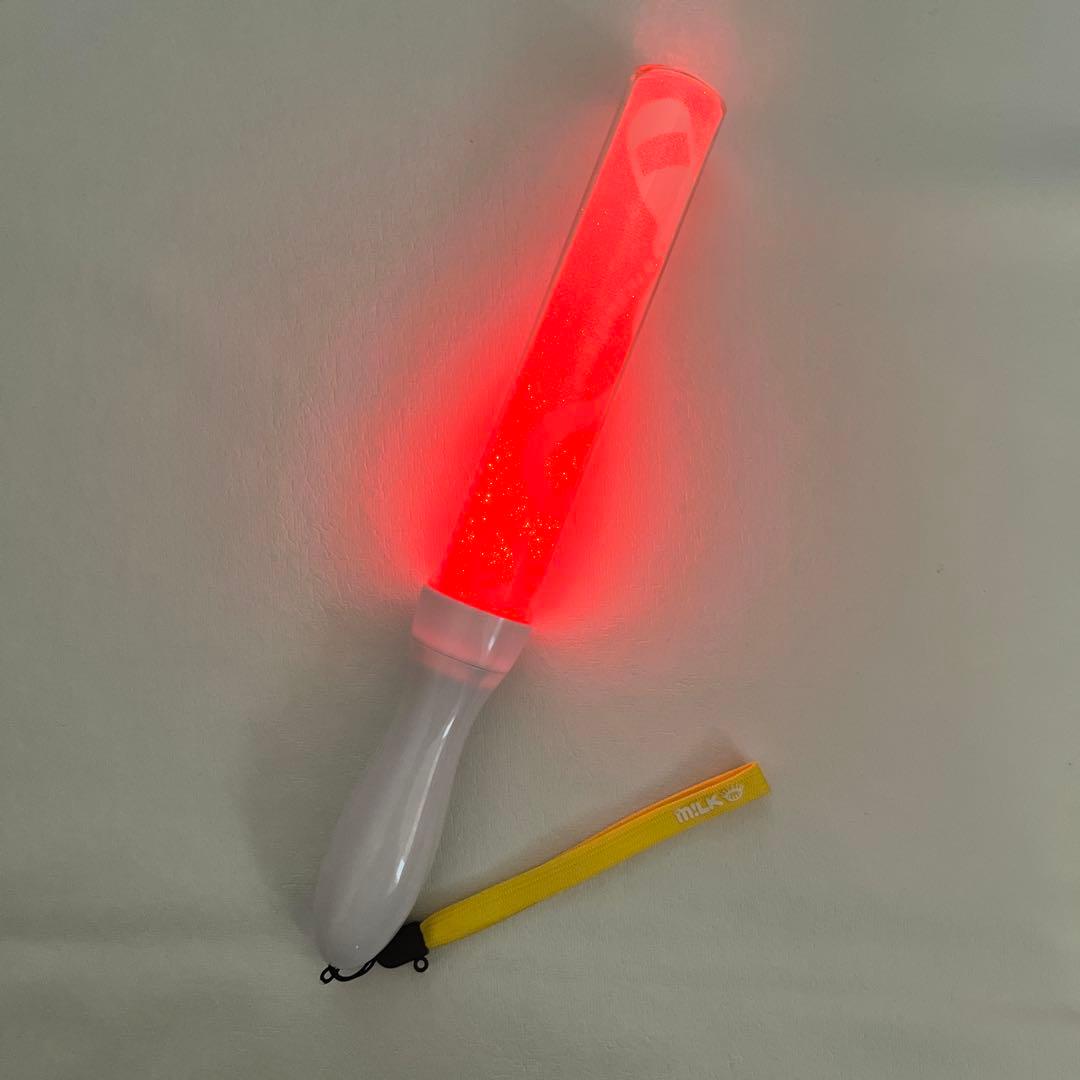 M!LK　ペンライト　白黒牛乳ワールド　牛丸学園ブルジョワ部　ストラップ付　匿名