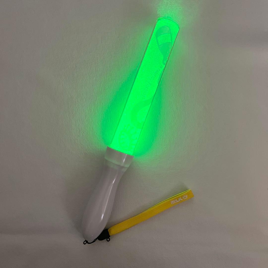 M!LK　ペンライト　白黒牛乳ワールド　牛丸学園ブルジョワ部　ストラップ付　匿名