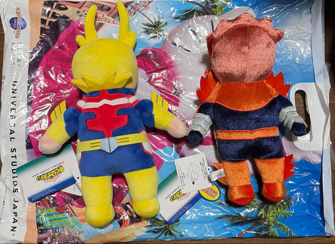 オールマイト　エンデヴァー　ぬいぐるみ