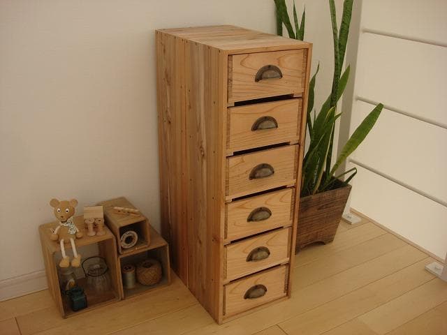 アホリンガー★送料無料★木製5段引き出し