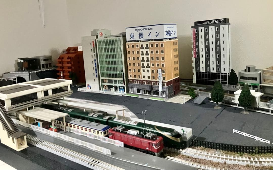 Nゲージ 複線ジオラマ