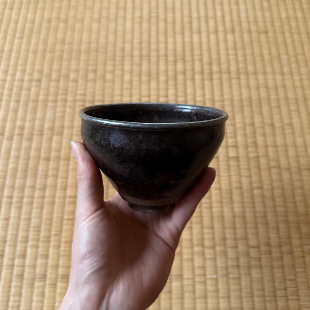 古瀬戸 天目 茶碗 江戸時代 伝世品 古美濃 古美術 茶道具 中国美術 骨董