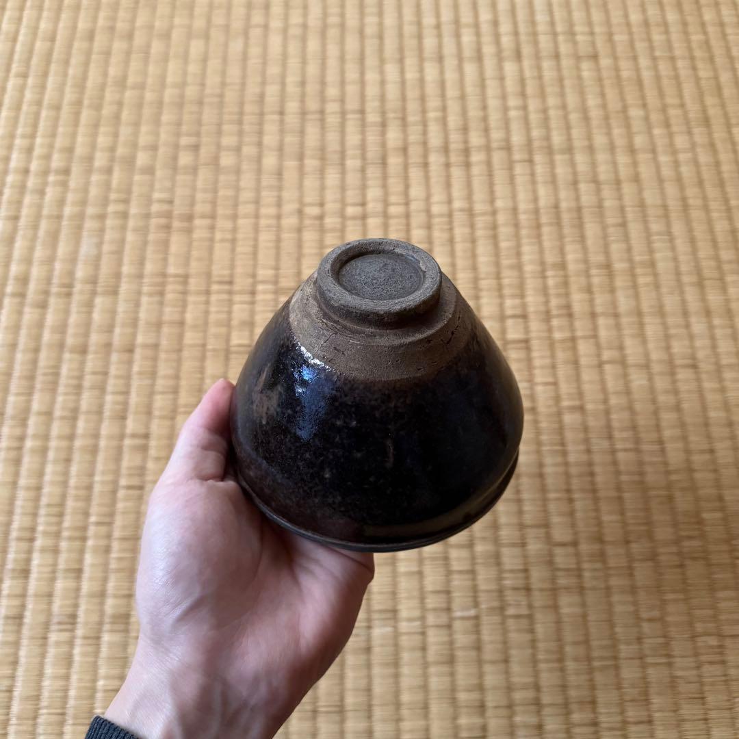 古瀬戸 天目 茶碗 江戸時代 伝世品 古美濃 古美術 茶道具 中国美術 骨董