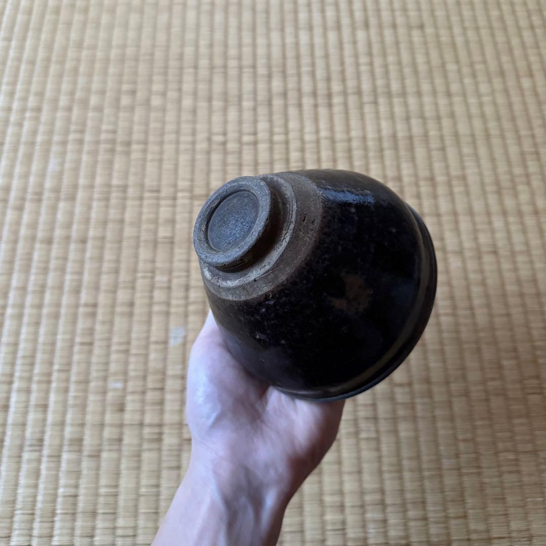 古瀬戸 天目 茶碗 江戸時代 伝世品 古美濃 古美術 茶道具 中国美術 骨董